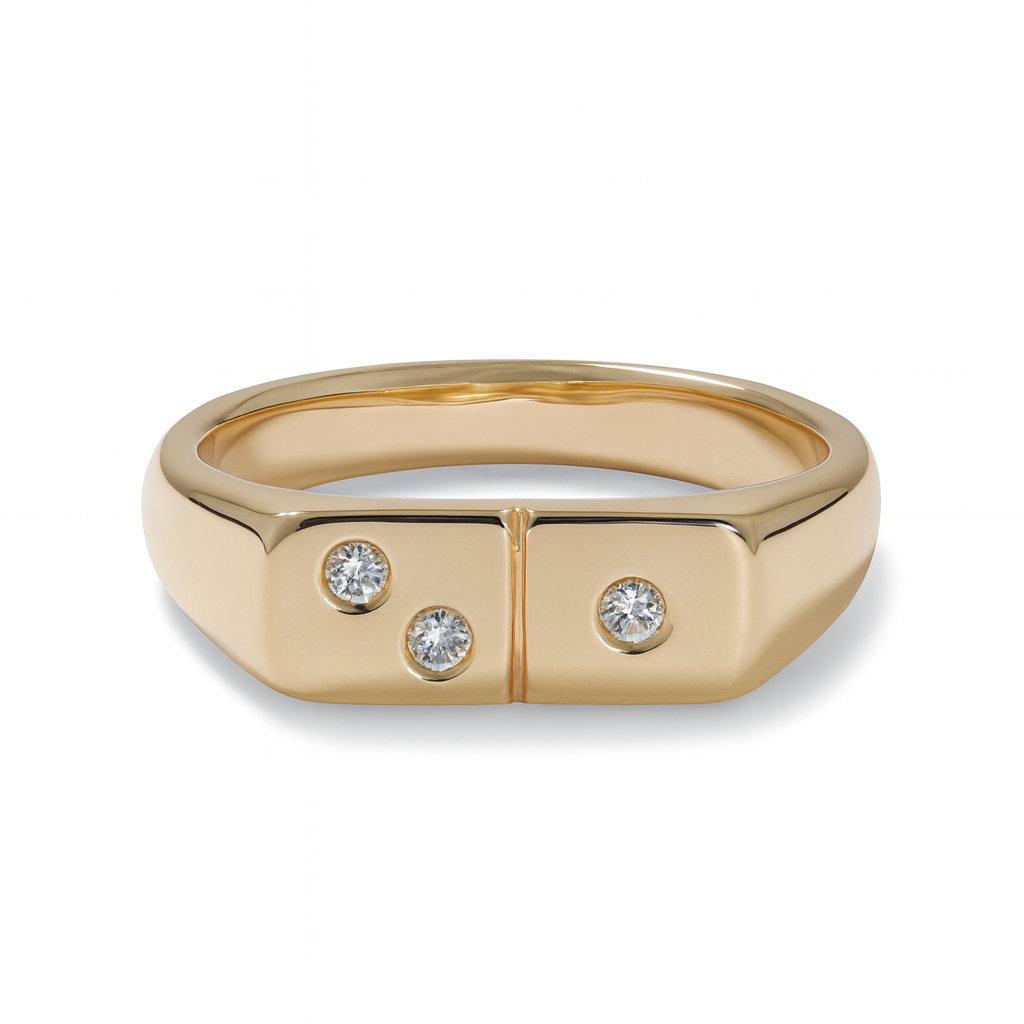 RINGS SIGNET_KICKING GOALS_10k YG_DIA