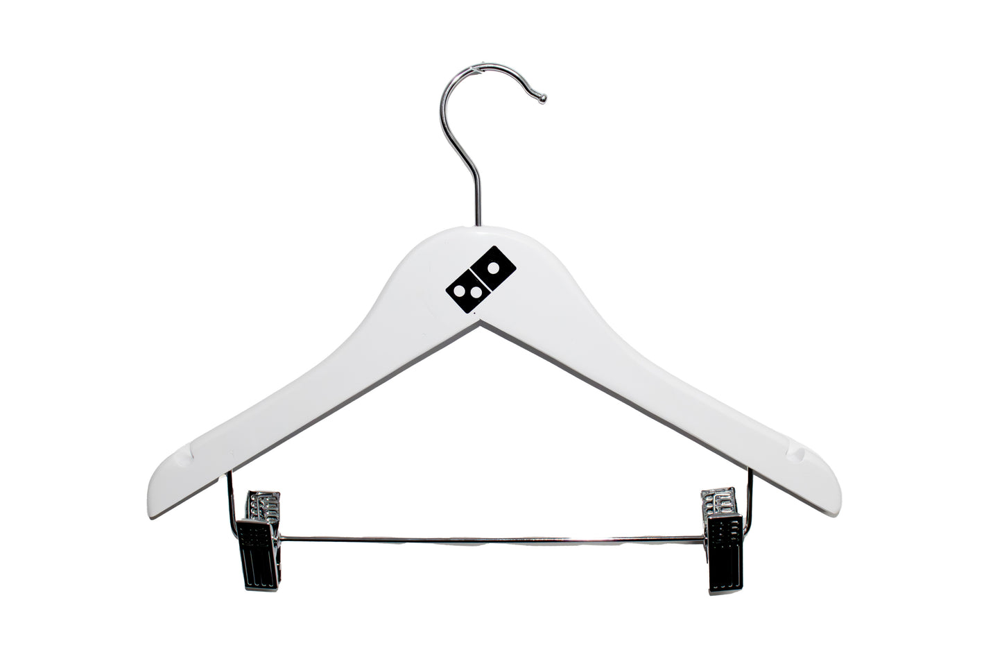 Clothes Hanger-Kids-White-Notches & Clips