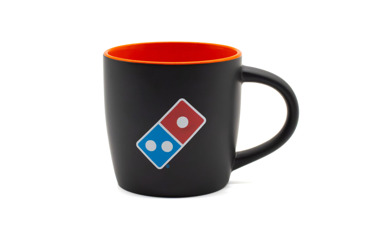 Drinks-Mugs-Favoured 2 Tones-300ml-Matt Black/Orange