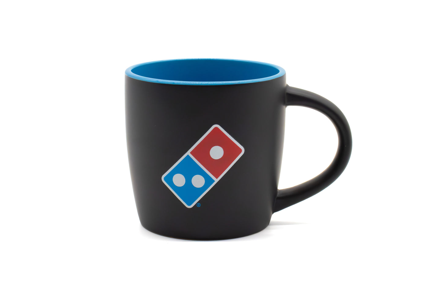 Drinks-Mugs-Favoured 2 Tones-300ml-Matt Black/Cyan