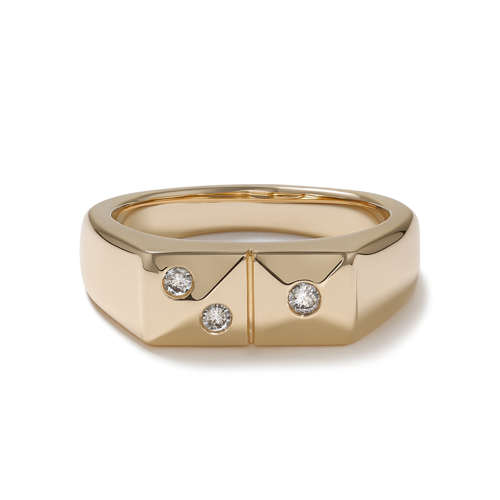 RINGS SIGNET_TOGETHER WE PEAK_10k YG_DIA