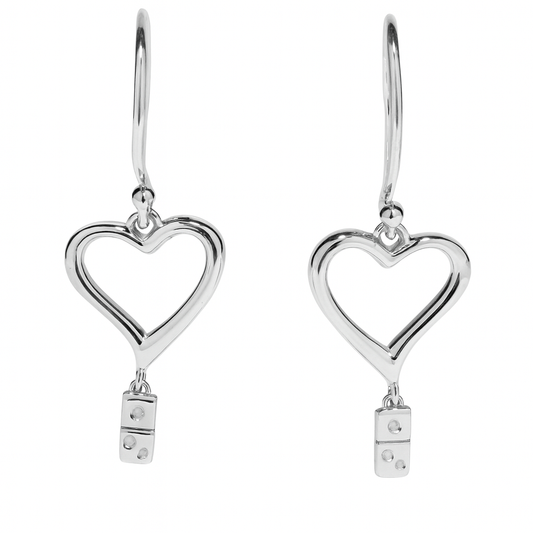 EARRINGS DROP_SHEPHERDS HEARTBEATING TILES_925 SILVER_NS