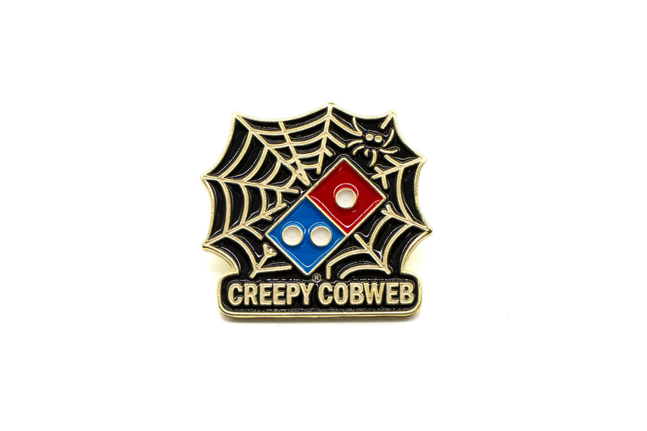 Domino's Enamel Pin Creepy Cobweb