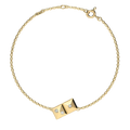 Beautiful Bracelet — 10k Yellow Gold with Cubic Zirconias
