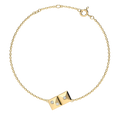 Beautiful Bracelet — 10k Yellow Gold with Diamonds