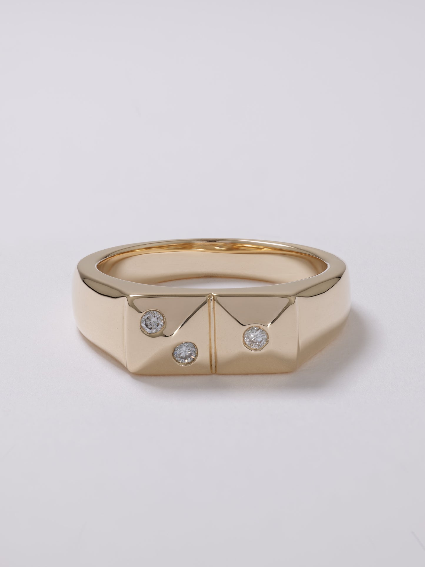 RINGS SIGNET_TOGETHER WE PEAK_10k YG_DIA