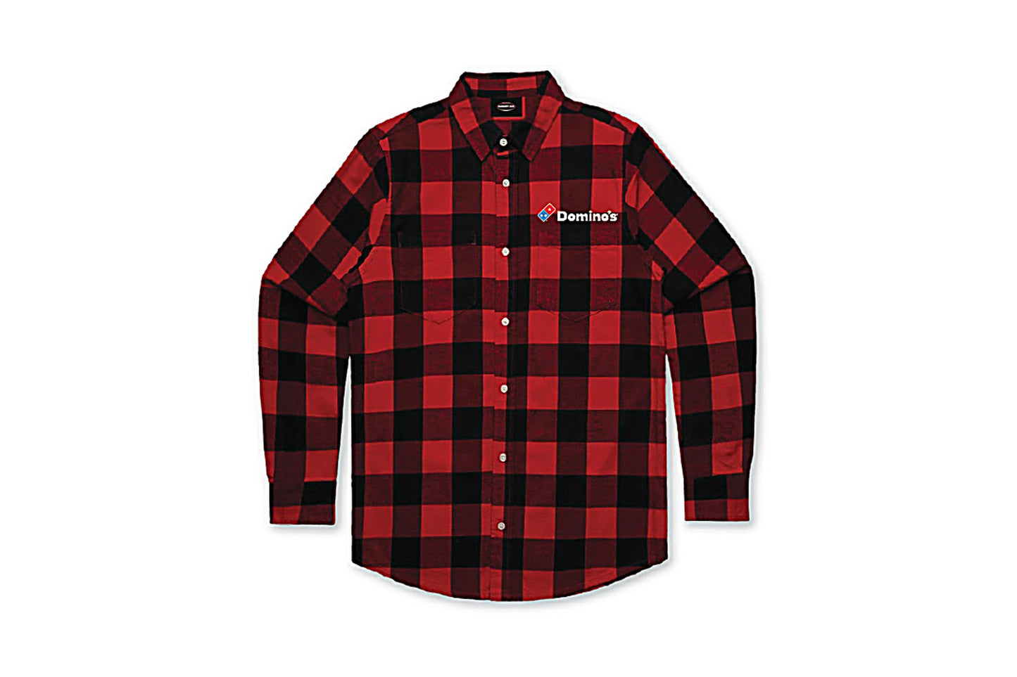 Flanno Long Sleeved Shirt w/ Domino's Logo