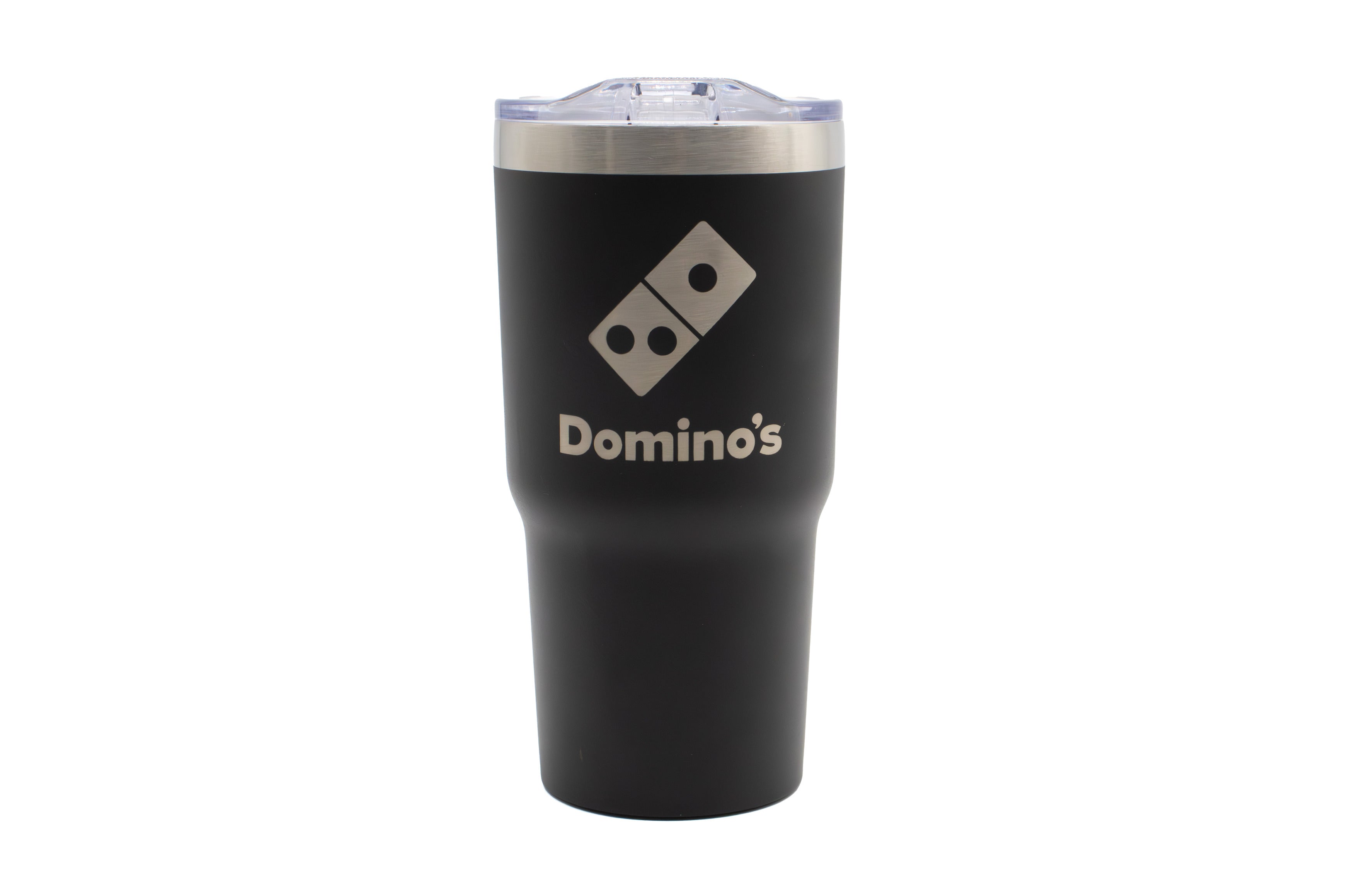 Domino's Insulated Travel Tumbler — 550ml, Black