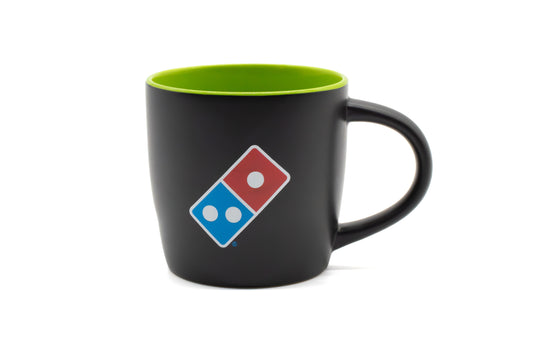 Drinks-Mugs-Favoured 2 Tones-300ml-Matt Black/Green