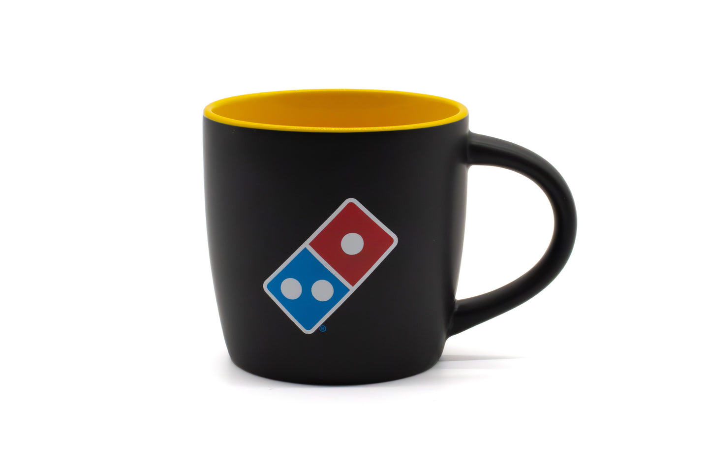 Drinks-Mugs-Favoured 2 Tones-300ml-Matt Black/Yellow