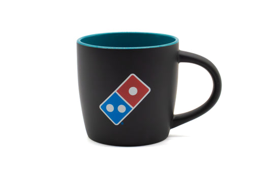 Drinks-Mugs-Favoured 2 Tones-300ml-Matt Black/Teal