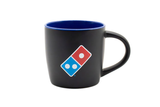 Drinks-Mugs-Favoured 2 Tones-300ml-Matt Black/Indigo Blue