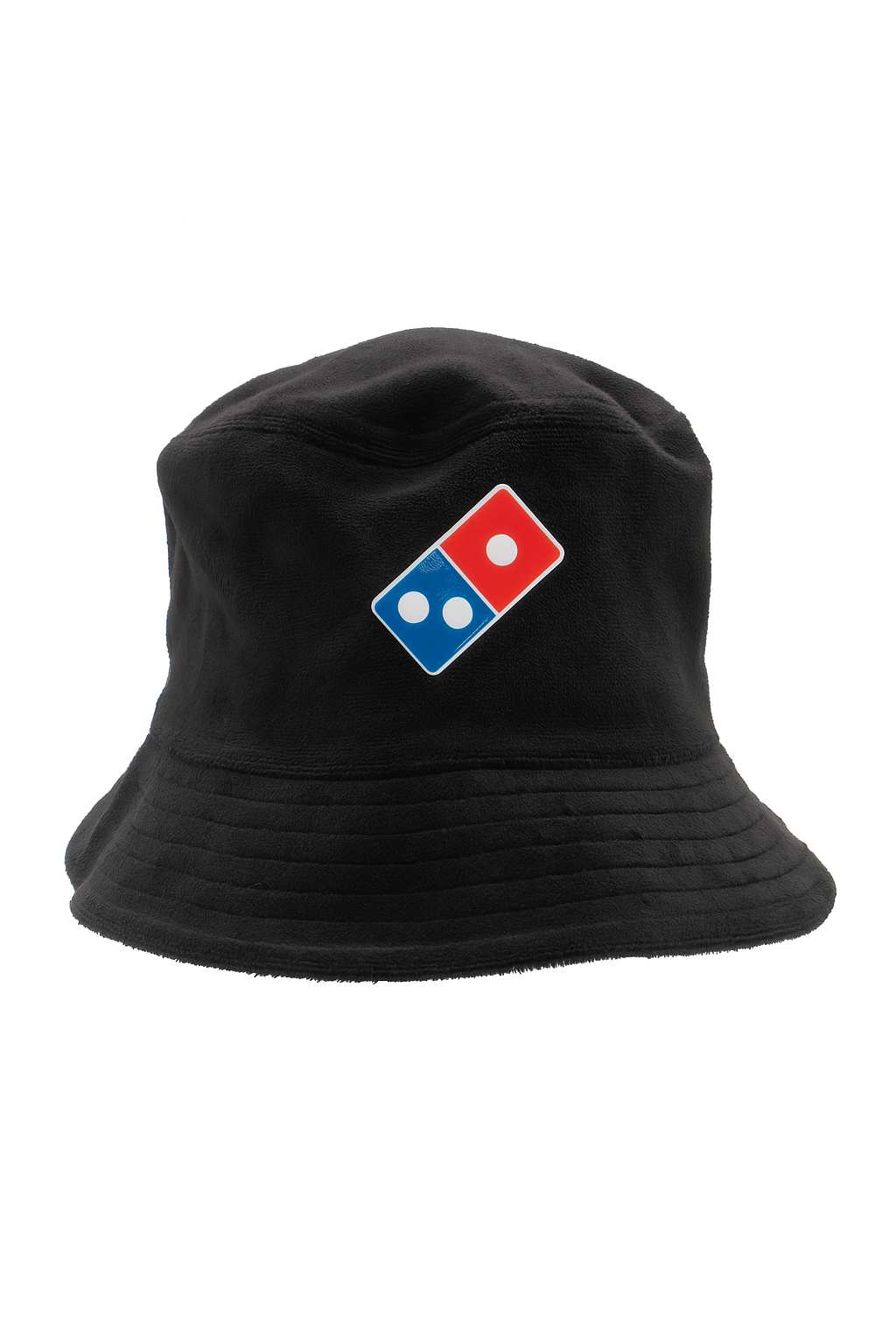 Domino's Bucket Hat — Terry, Black, 100% Cotton