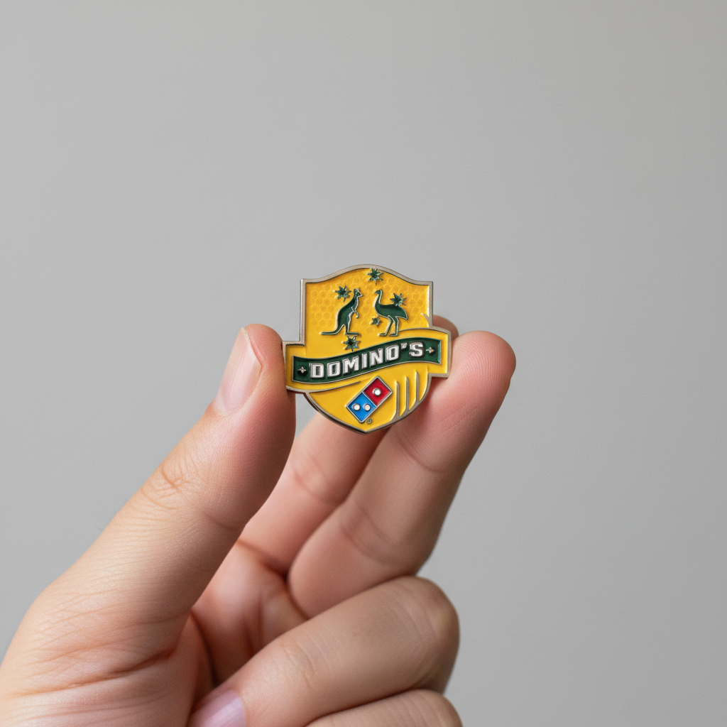 Domino's Enamel Pin Aussie Shield