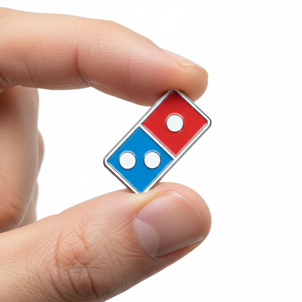 Domino's Enamel Pin - The Tile (Magnetic)