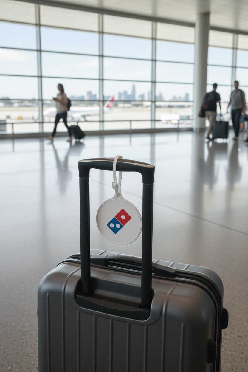Domino's Branded Luggage Bag Tags
