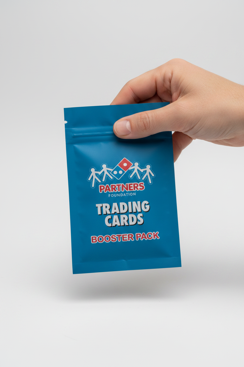 Domino's Assorted Partners Trading Cards Booster Pack (5 cards)