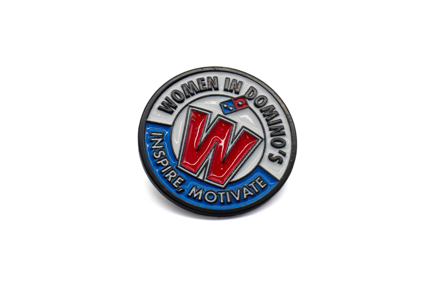 Enamel Pin Women in Domino's