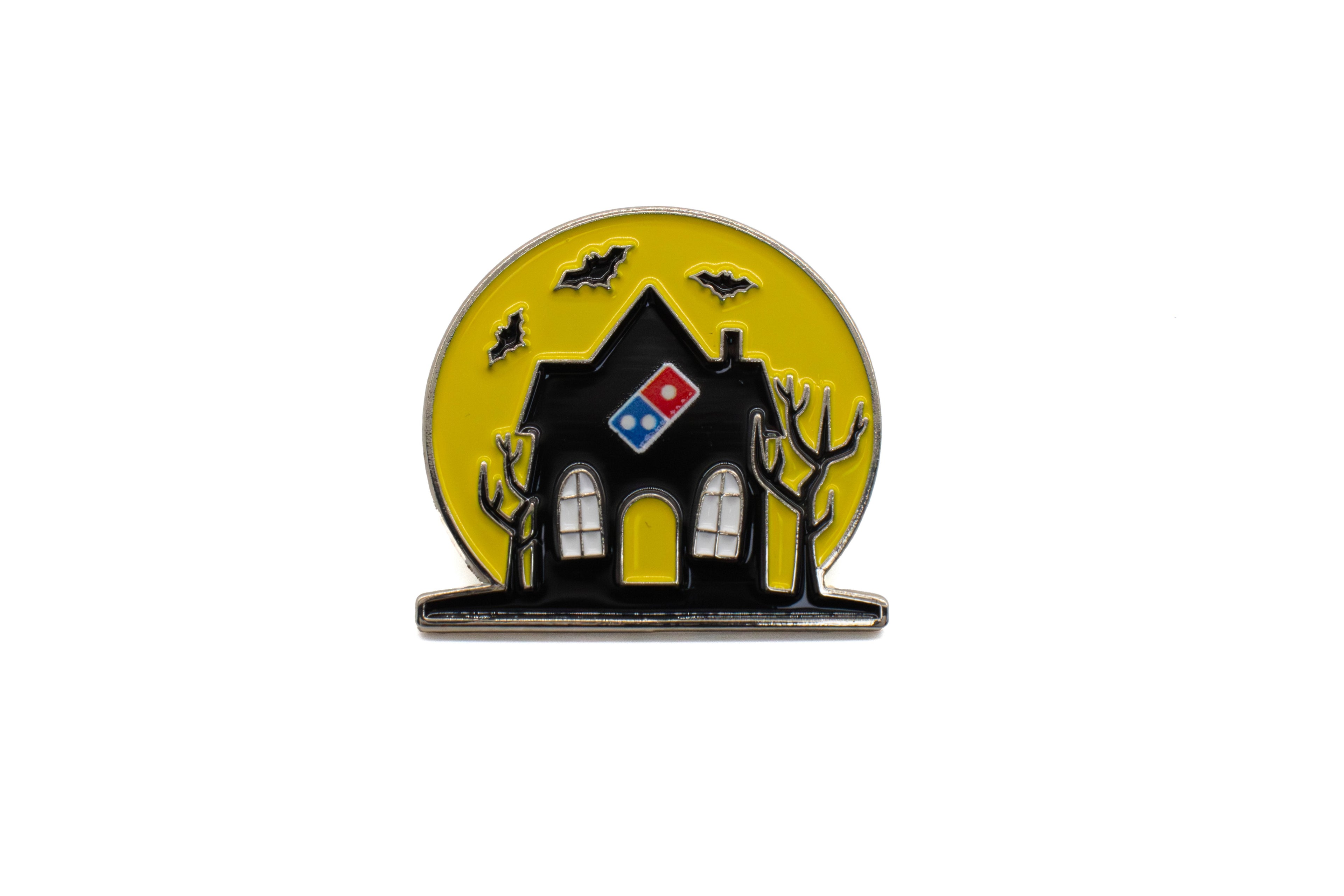 Domino's Enamel Pin Halloween House