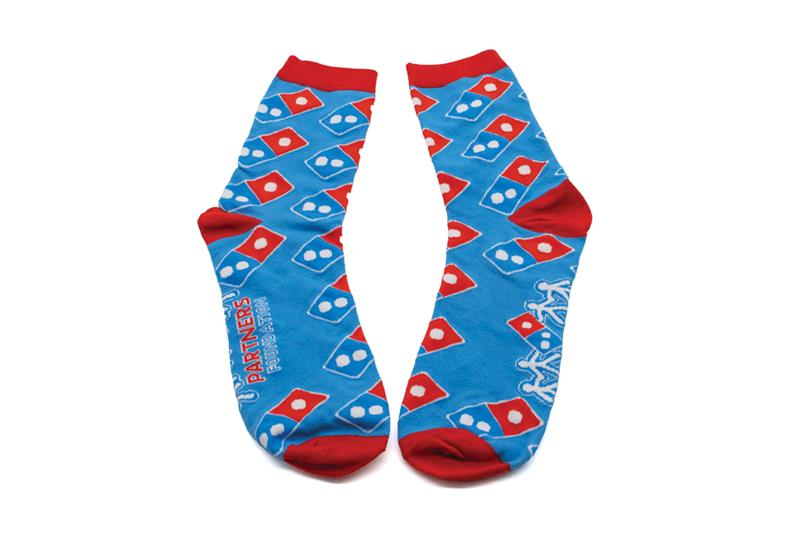 Domino's Partners Business Socks - Blue